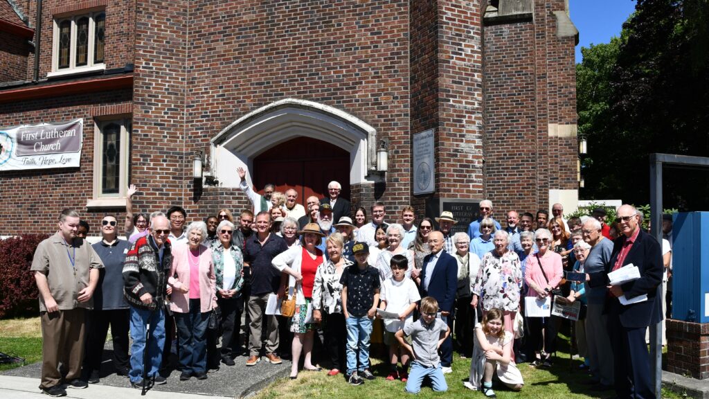 Centennial celebration group photo